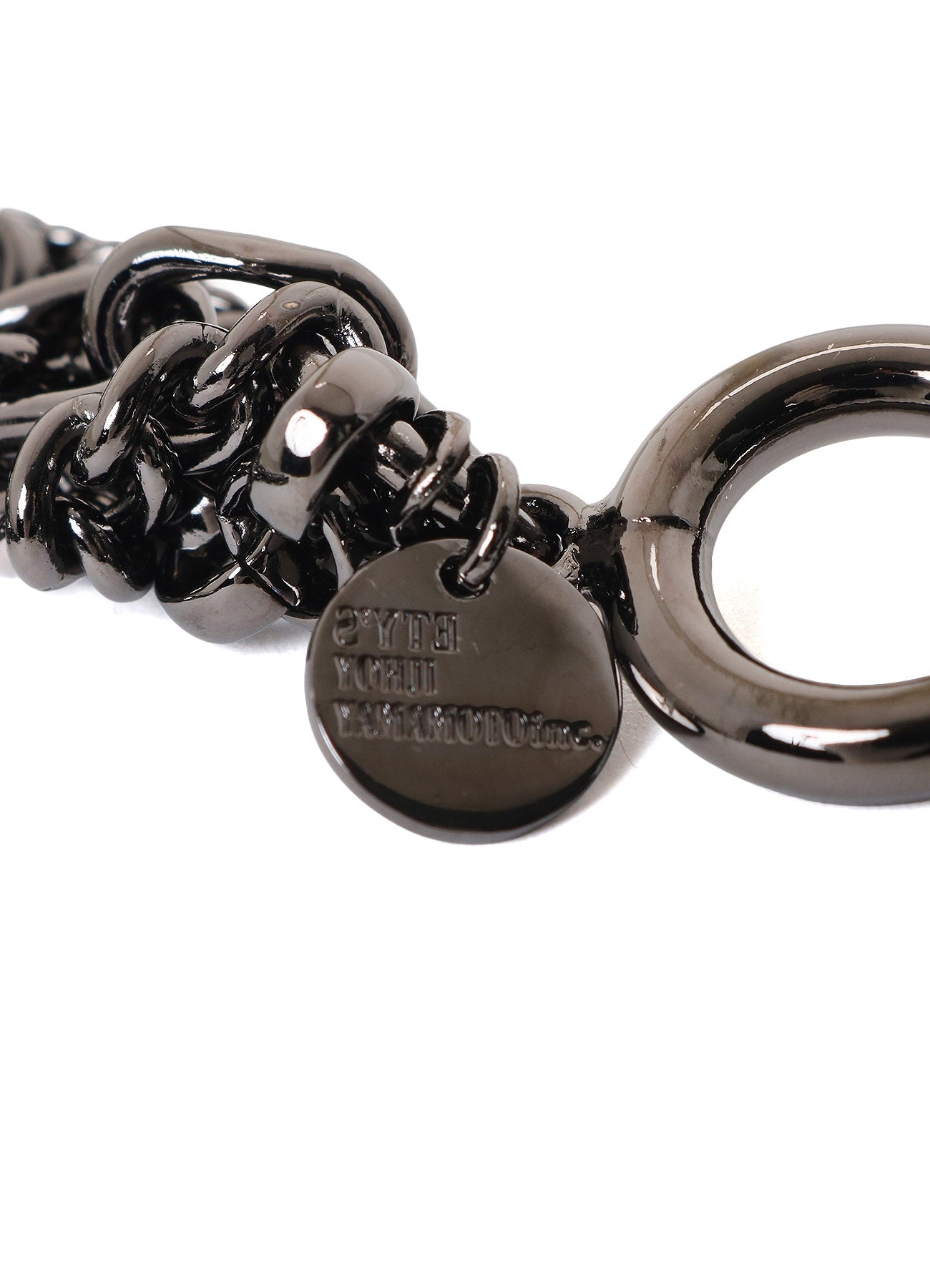 BRASS 4‑ROW CHAIN BRACELET