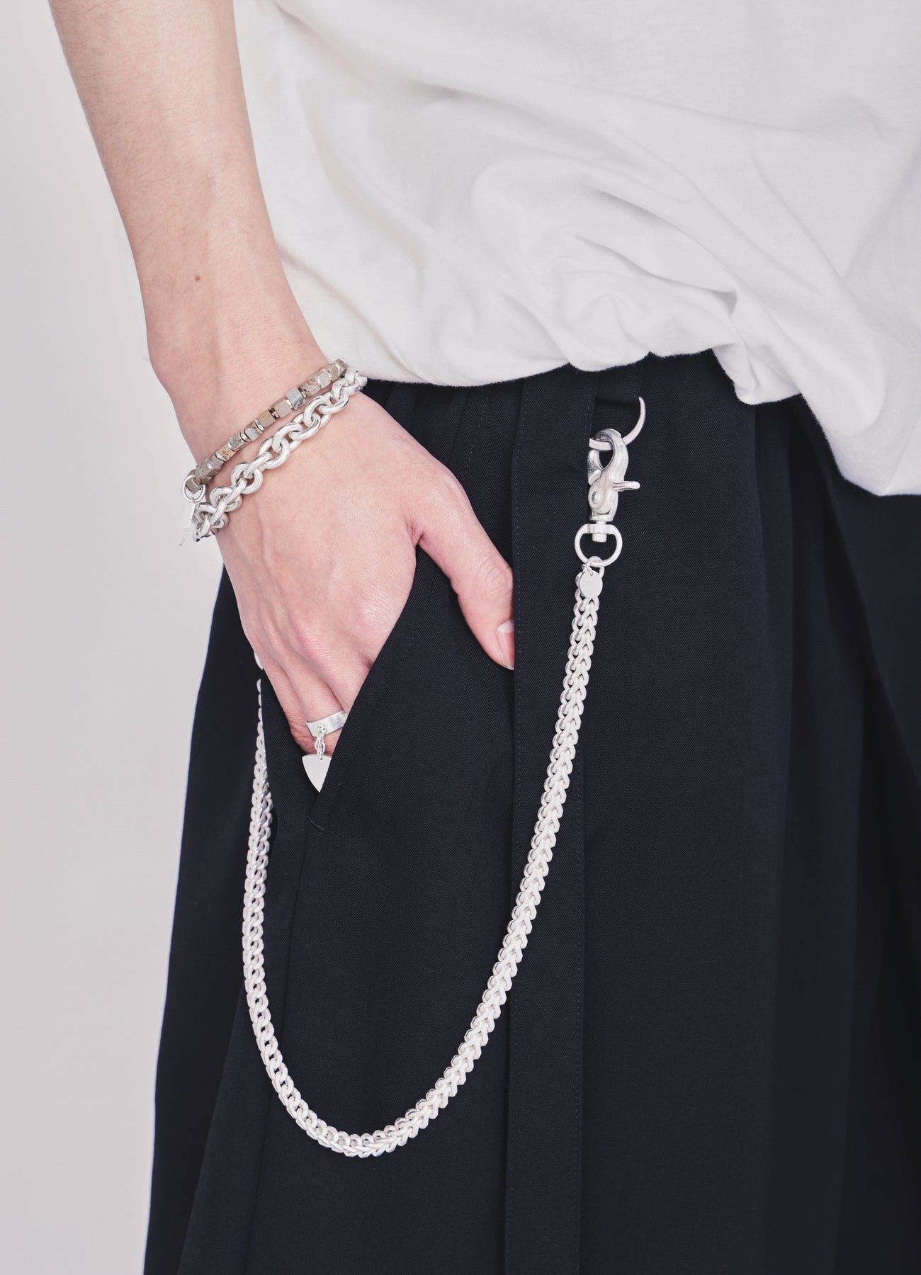BRASS BOX CHAIN WALLET CHAIN