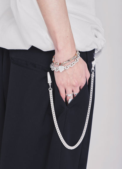 BRASS BOX CHAIN WALLET CHAIN