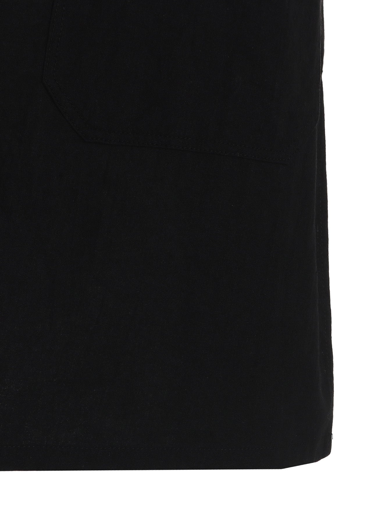 Cotton-Linen Poplin OPEN COLLAR SHORT-SLEEVE SHIRT