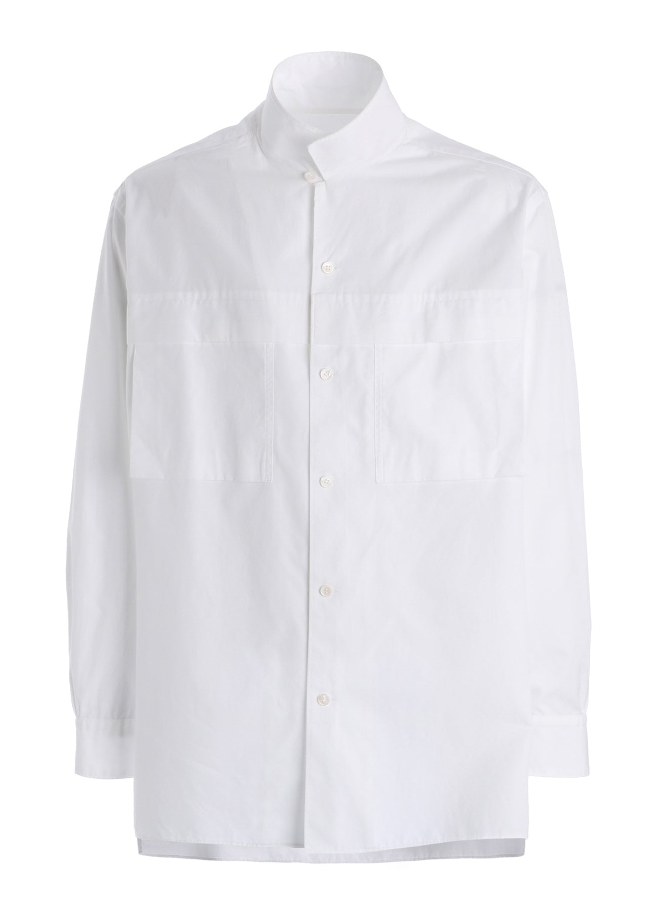 100/2 COTTON BROAD FLOATING POCKETS OPEN COLLAR SHIRT