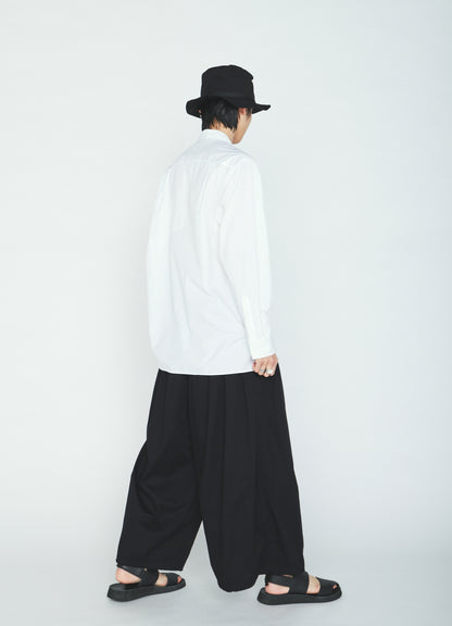 100/2 COTTON BROAD FLOATING POCKETS OPEN COLLAR SHIRT