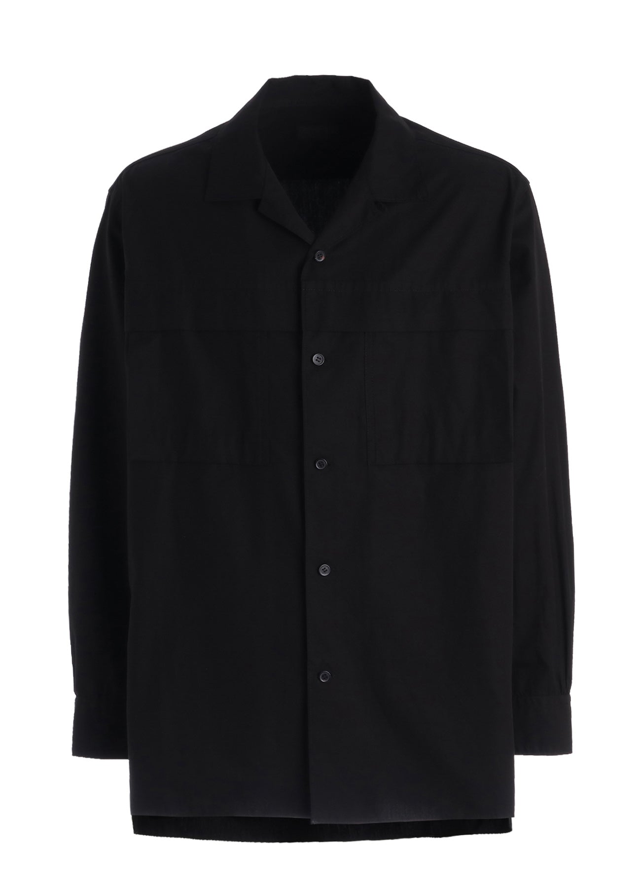 100/2 COTTON BROAD FLOATING POCKETS OPEN COLLAR SHIRT – THE SHOP