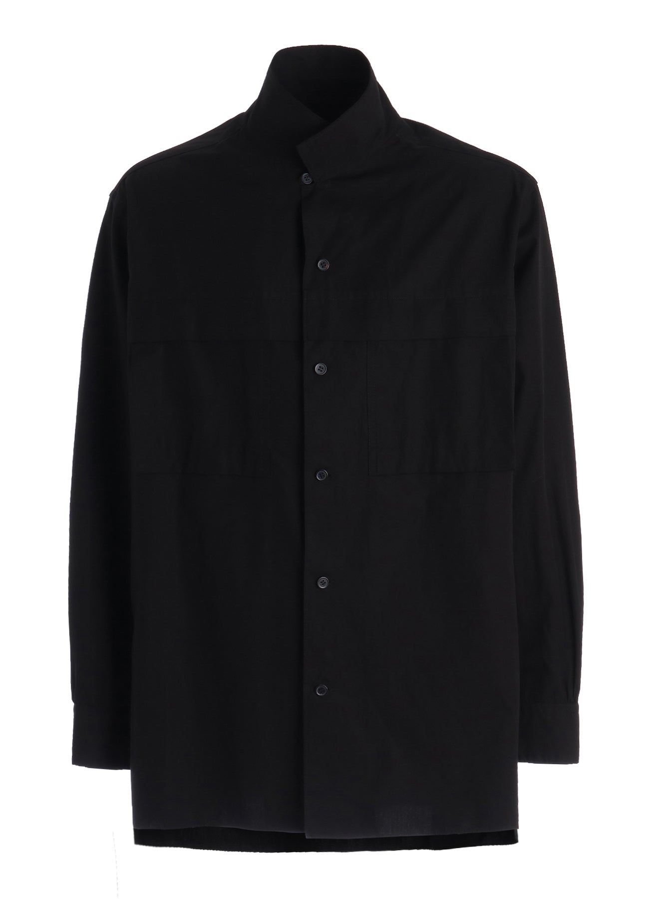 100/2 COTTON BROAD FLOATING POCKETS OPEN COLLAR SHIRT – THE SHOP