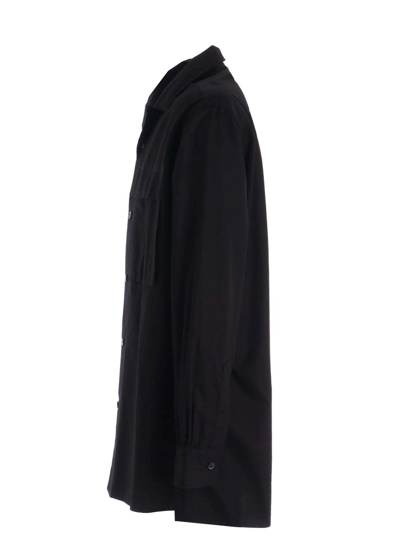 100/2 COTTON BROAD FLOATING POCKETS OPEN COLLAR SHIRT