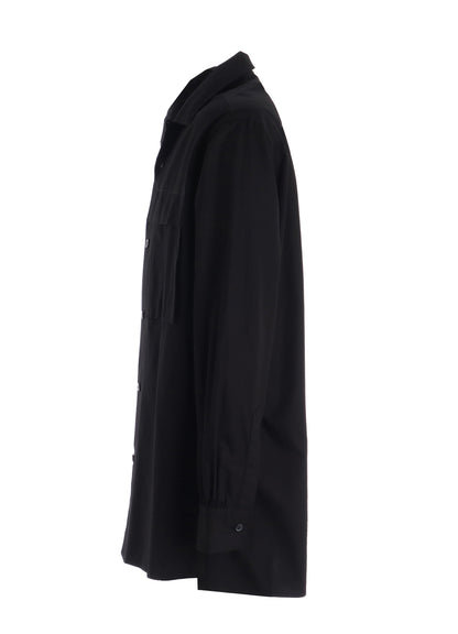 100/2 COTTON BROAD FLOATING POCKETS OPEN COLLAR SHIRT