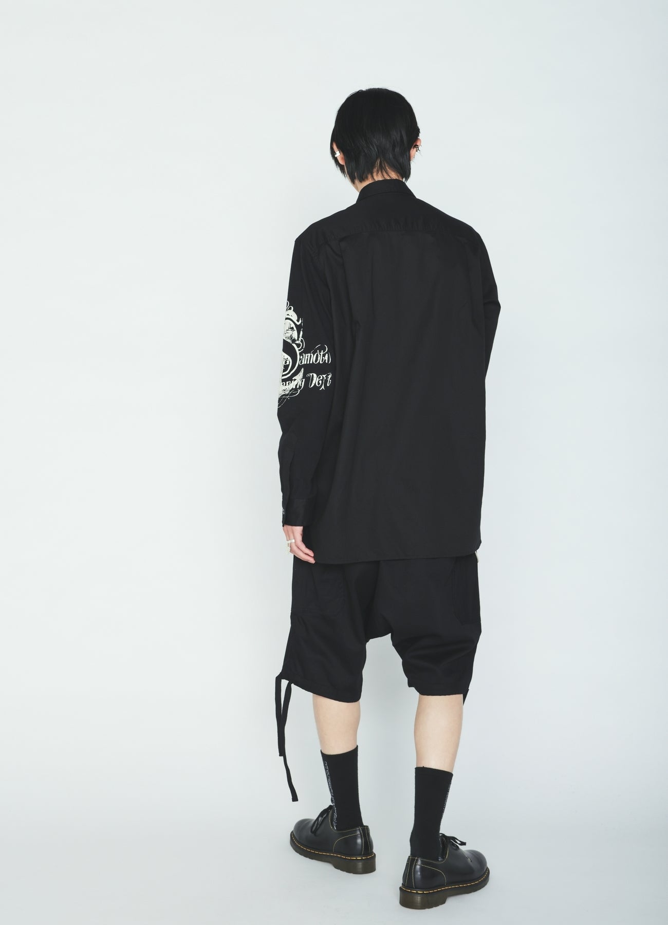 PRINTED PATCHWORK COTTON JERSEY REGULAR SHIRT