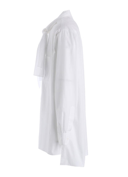 100/2 COTTON BROAD DRAPE-COLLAR SHIRT