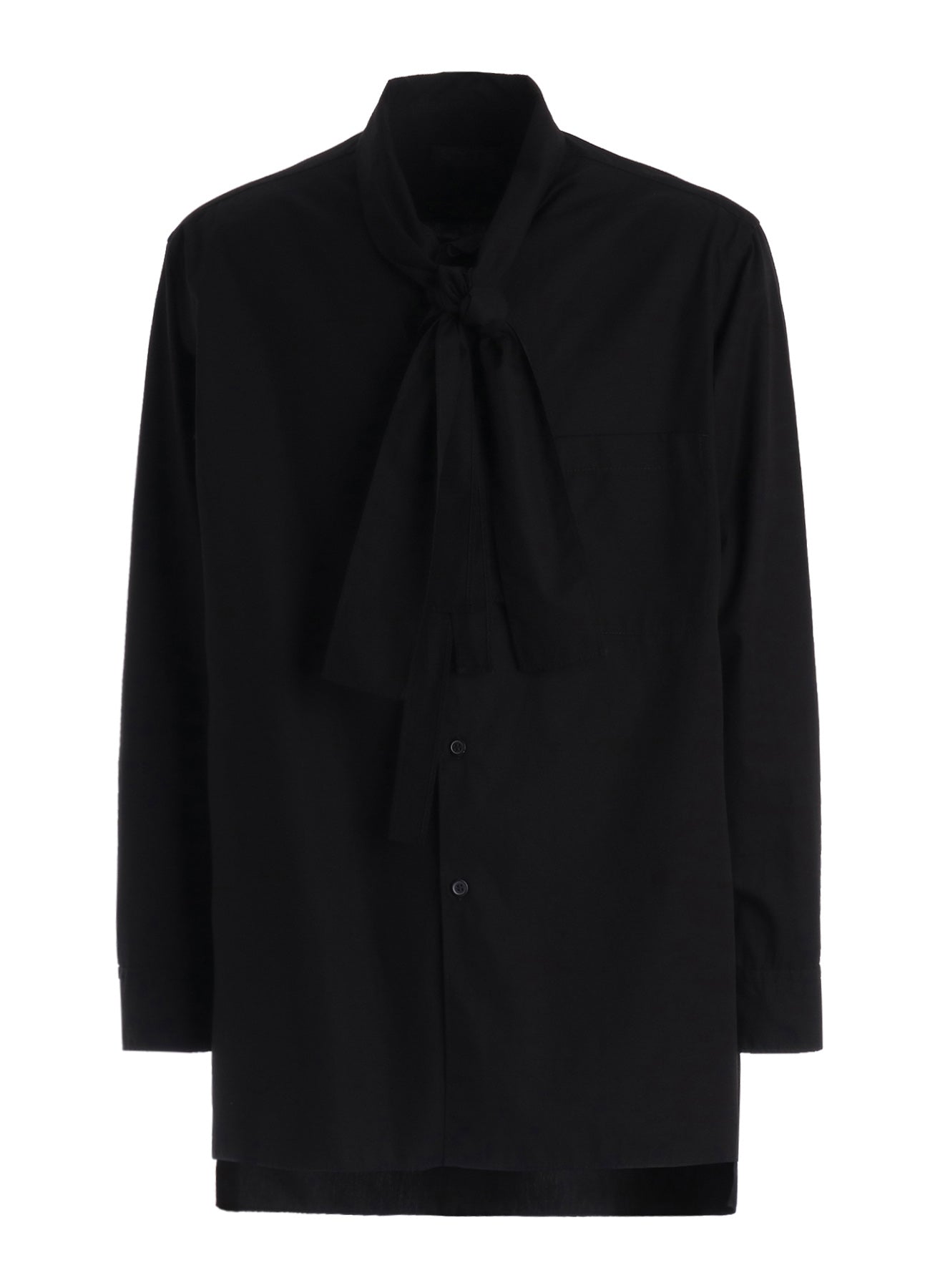 100/2 COTTON BROAD DRAPE-COLLAR SHIRT