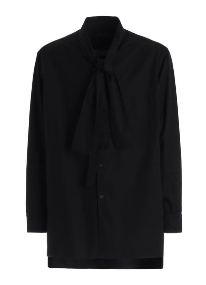 100/2 COTTON BROAD DRAPE-COLLAR SHIRT