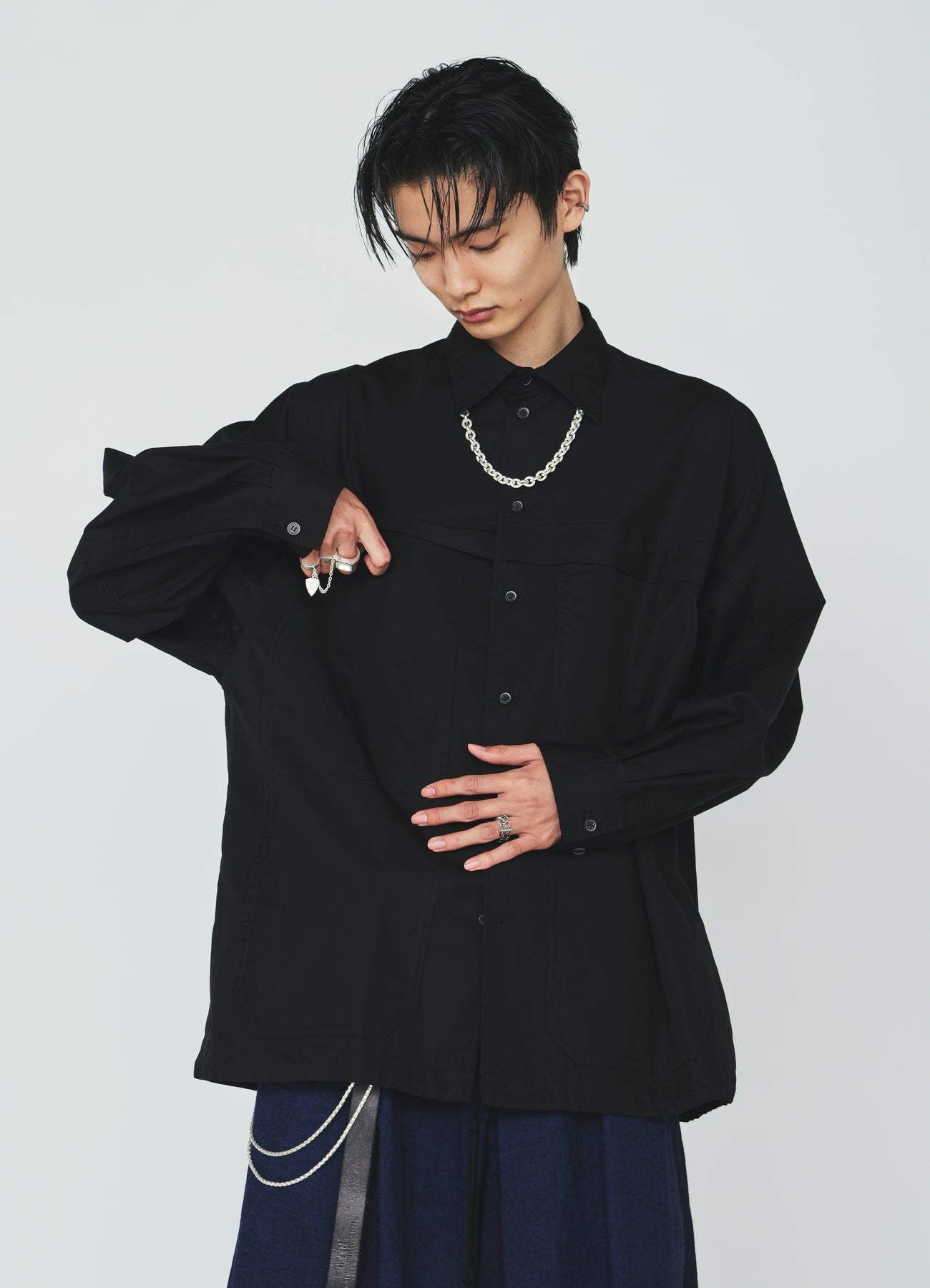 100/2 COTTON BROAD 3-POCKET WORK SHIRT