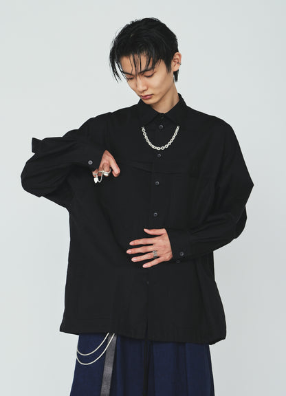 100/2 COTTON BROAD 3-POCKET WORK SHIRT