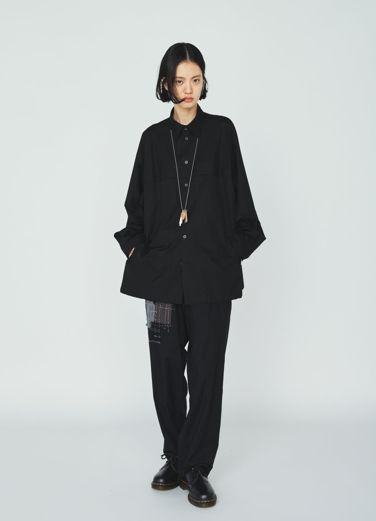 100/2 COTTON BROAD 3-POCKET WORK SHIRT