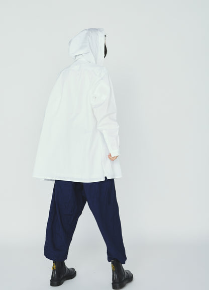 100/2 COTTON BROAD ZIP-UP HOODED SHIRT