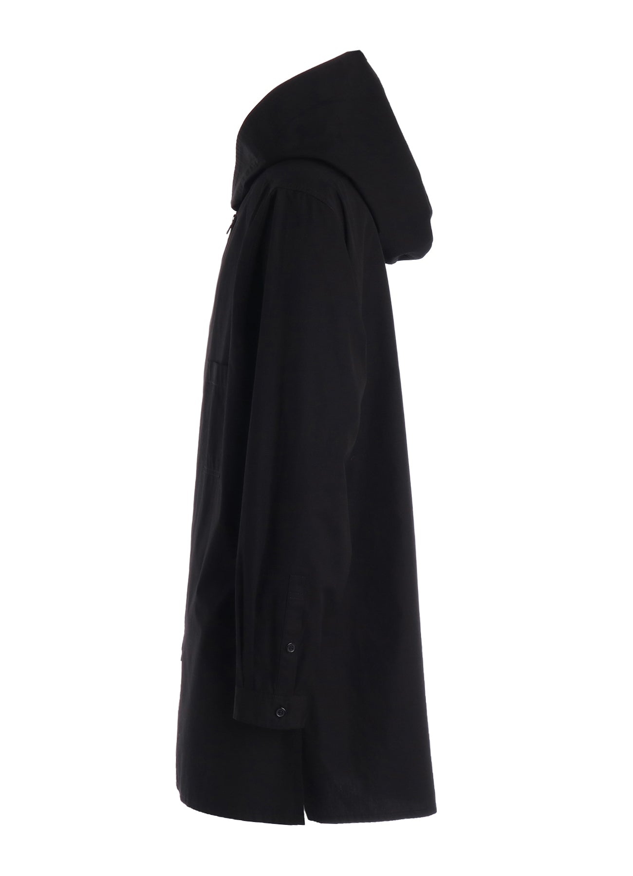 100/2 COTTON BROAD ZIP-UP HOODED SHIRT