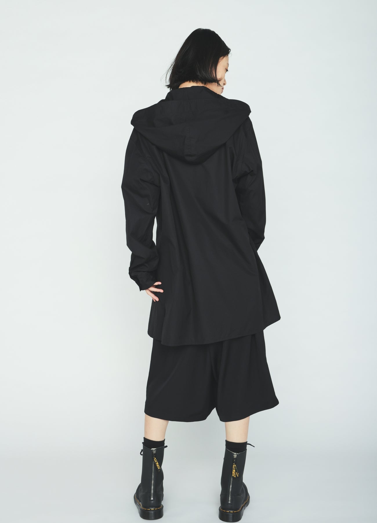 100/2 COTTON BROAD ZIP-UP HOODED SHIRT – THE SHOP YOHJI YAMAMOTO