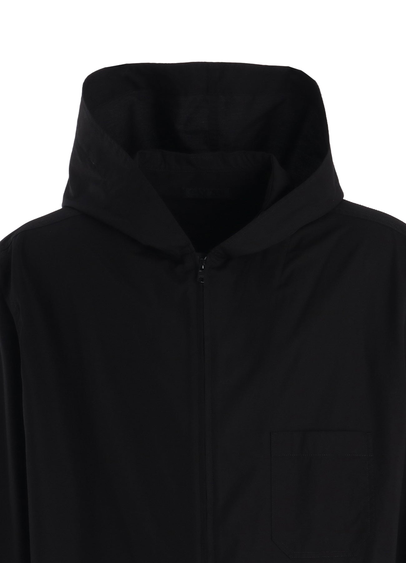 100/2 COTTON BROAD ZIP-UP HOODED SHIRT