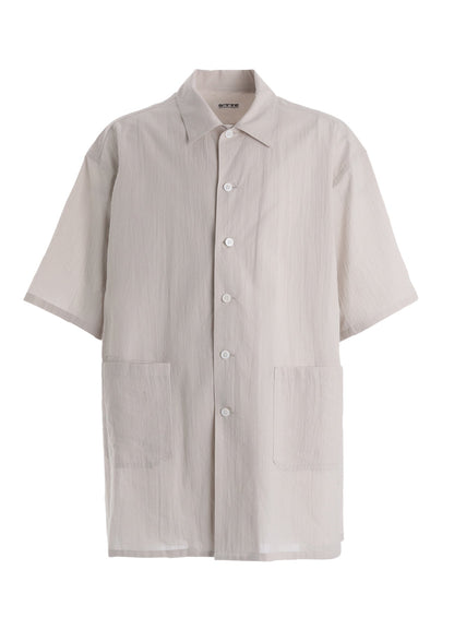 60S COTTON LAWN OPEN COLLAR SHIRT