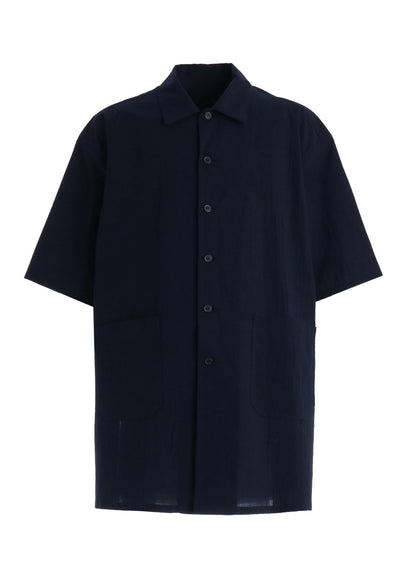 60S COTTON LAWN OPEN COLLAR SHIRT