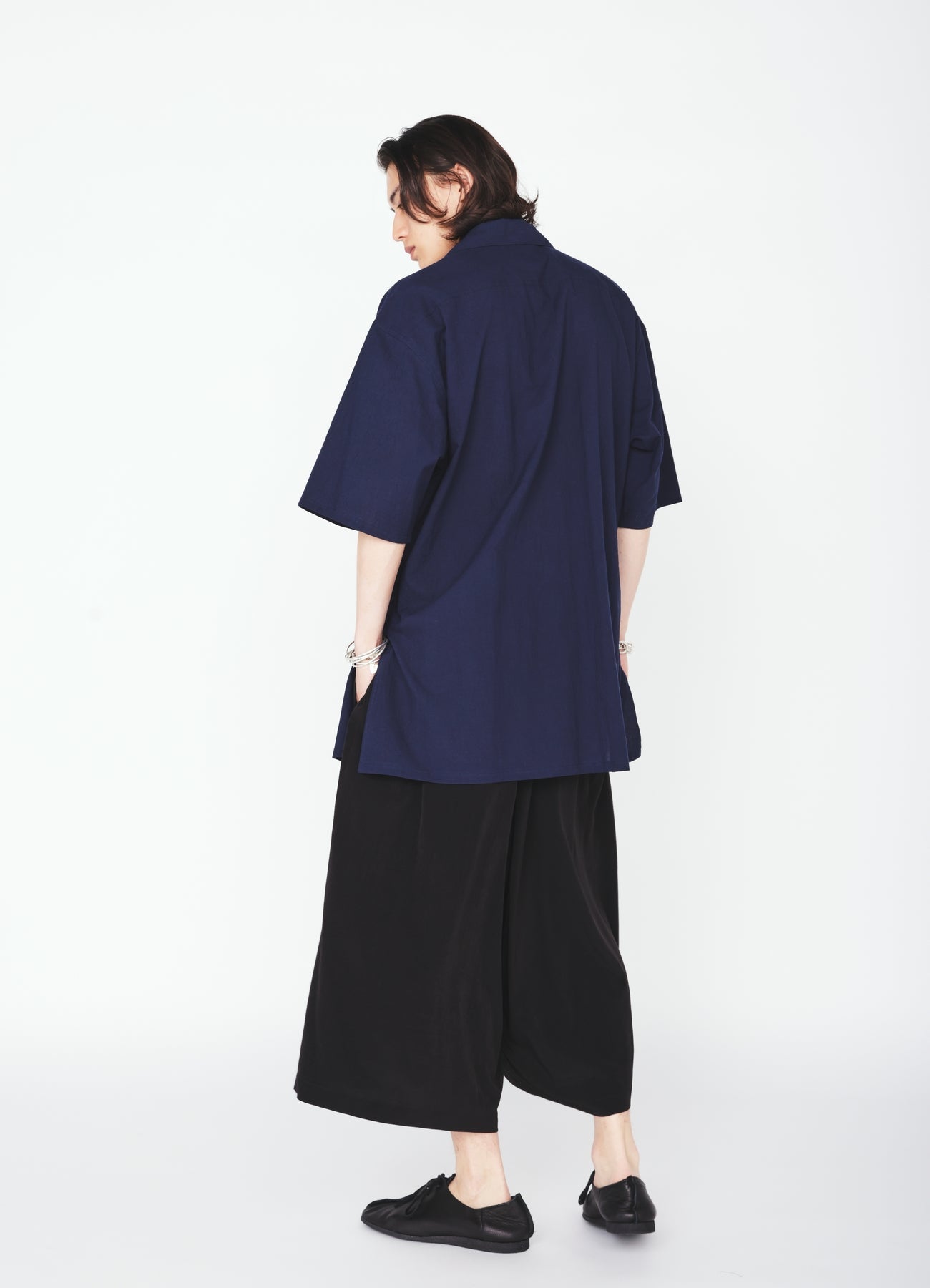 60S COTTON LAWN OPEN COLLAR SHIRT – THE SHOP YOHJI YAMAMOTO