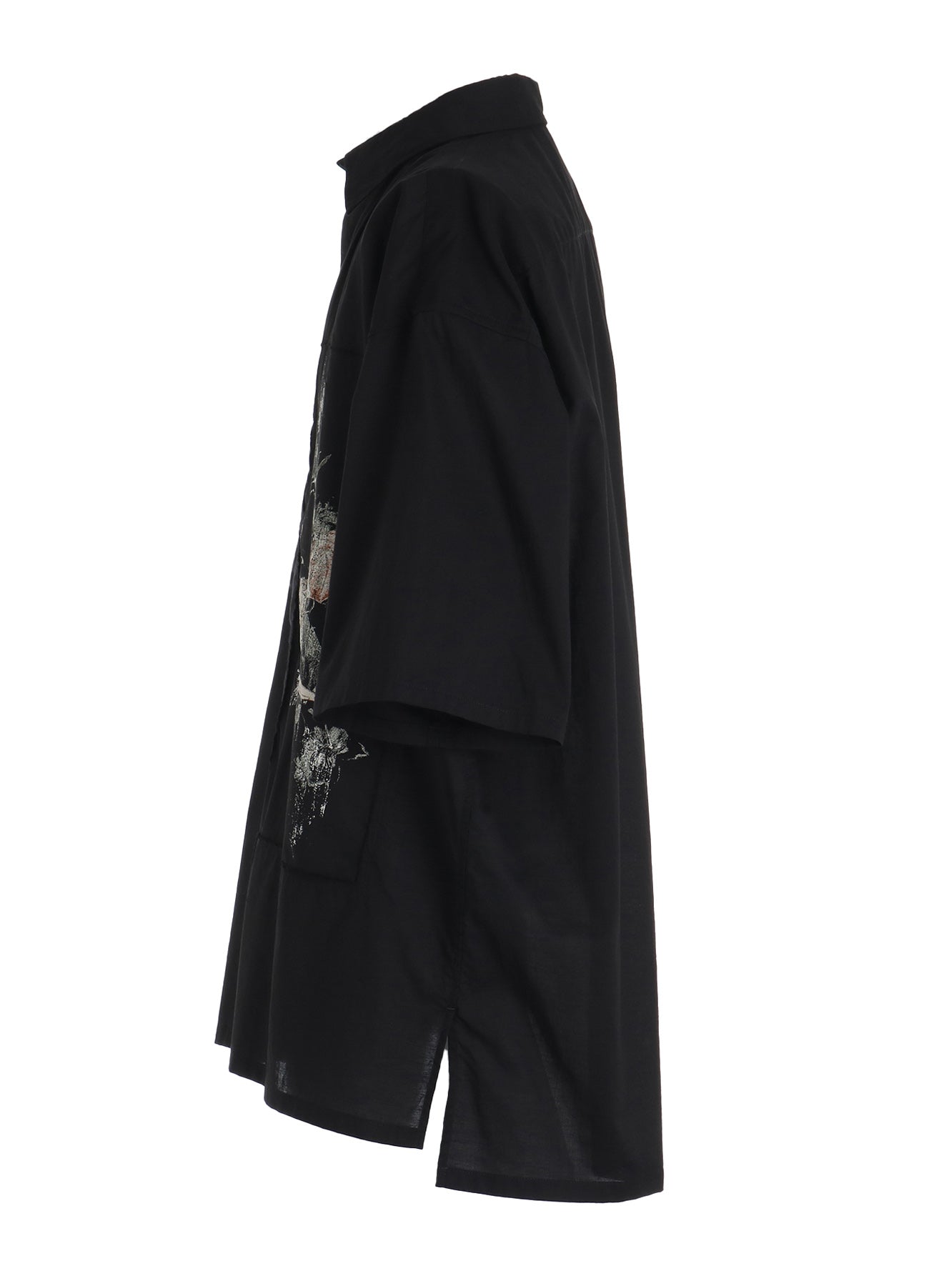 COTTON BAT-ANGEL PIGMENT PRINT SHIRT