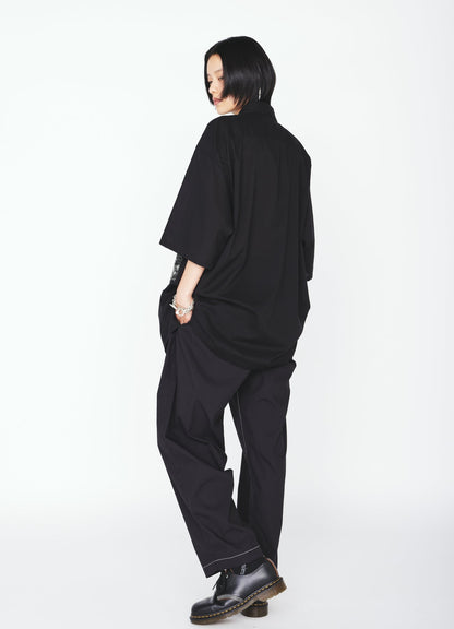 COTTON BAT-ANGEL PIGMENT PRINT SHIRT