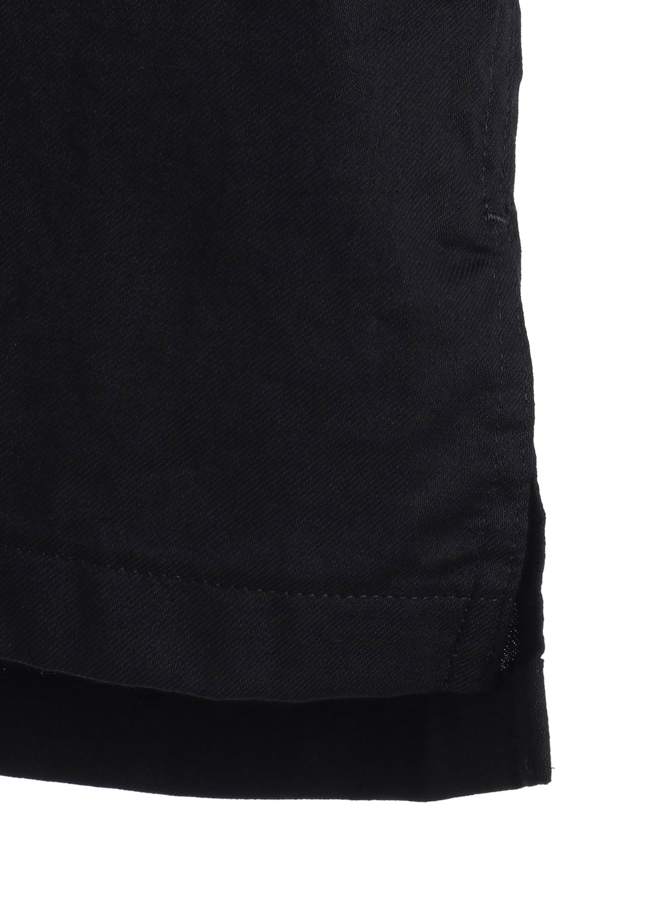 COTTON TWILL OPEN COLLAR SHORT-SLEEVE SHIRT