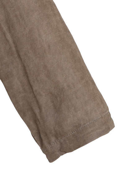 VIS/LI TWILL PIGMENT PRINT HOODED ZIP SHIRT