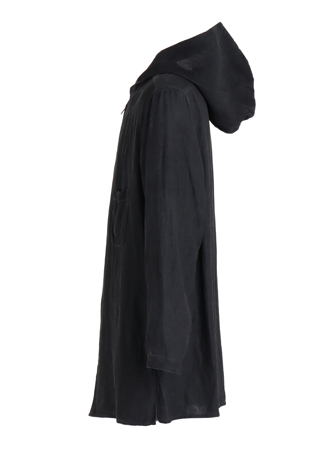 VIS/LI TWILL PIGMENT PRINT HOODED ZIP SHIRT