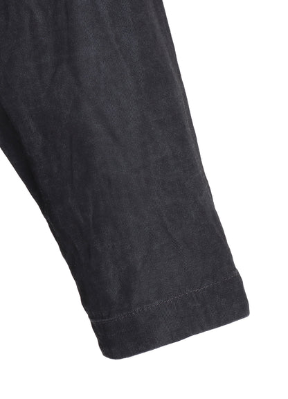 VIS/LI TWILL PIGMENT PRINT HOODED ZIP SHIRT