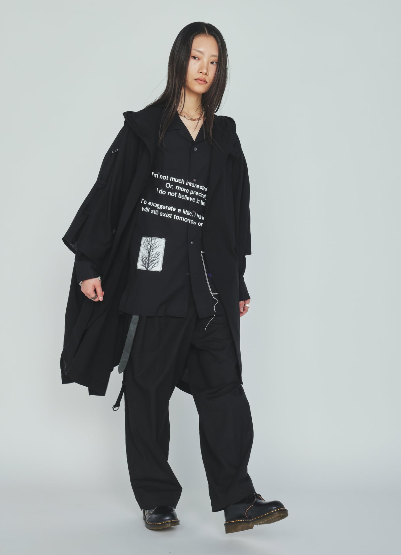 INDIAN KADI HOODED PONCHO