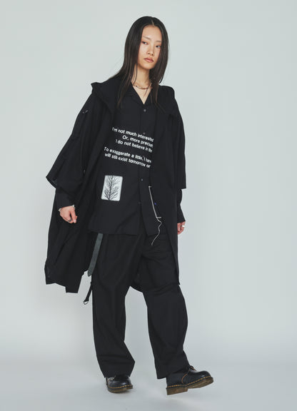 INDIAN KADI HOODED PONCHO