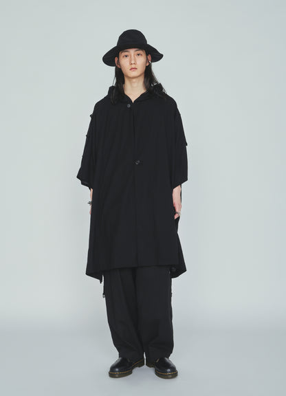 INDIAN KADI HOODED PONCHO