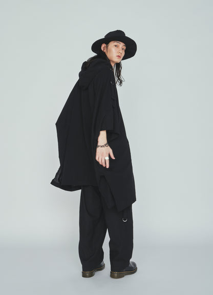 INDIAN KADI HOODED PONCHO