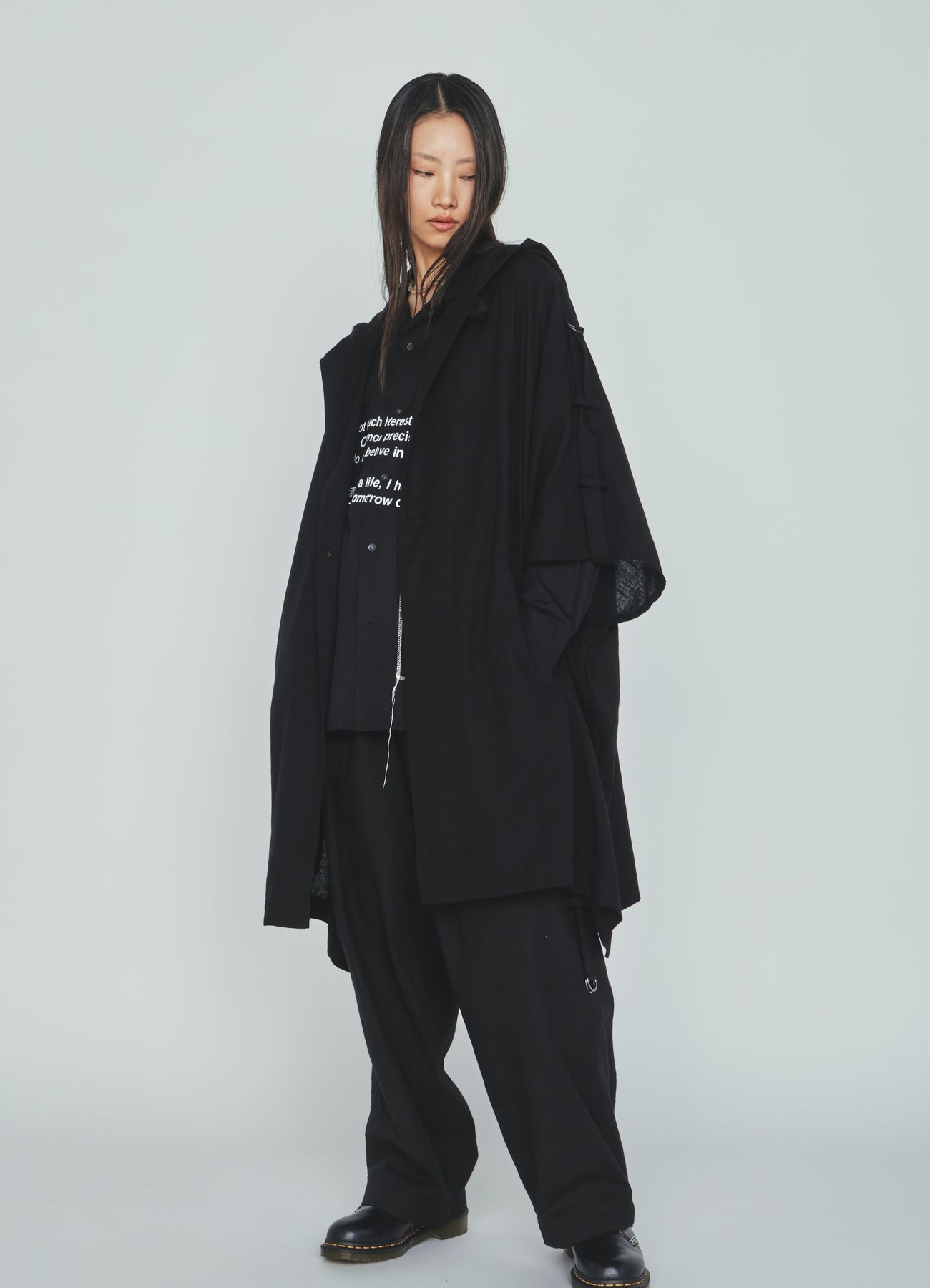 INDIAN KADI HOODED PONCHO