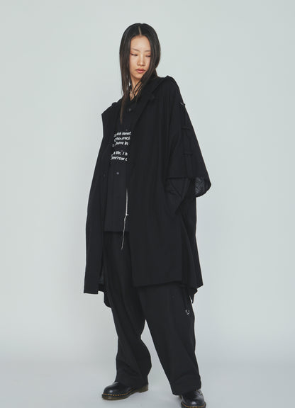 INDIAN KADI HOODED PONCHO