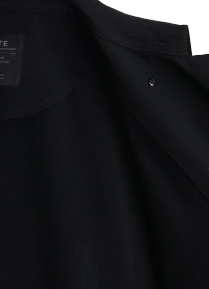 WASHER WOOL GABARDINE EPAULETTE DOUBLE-BREASTED PONCHO