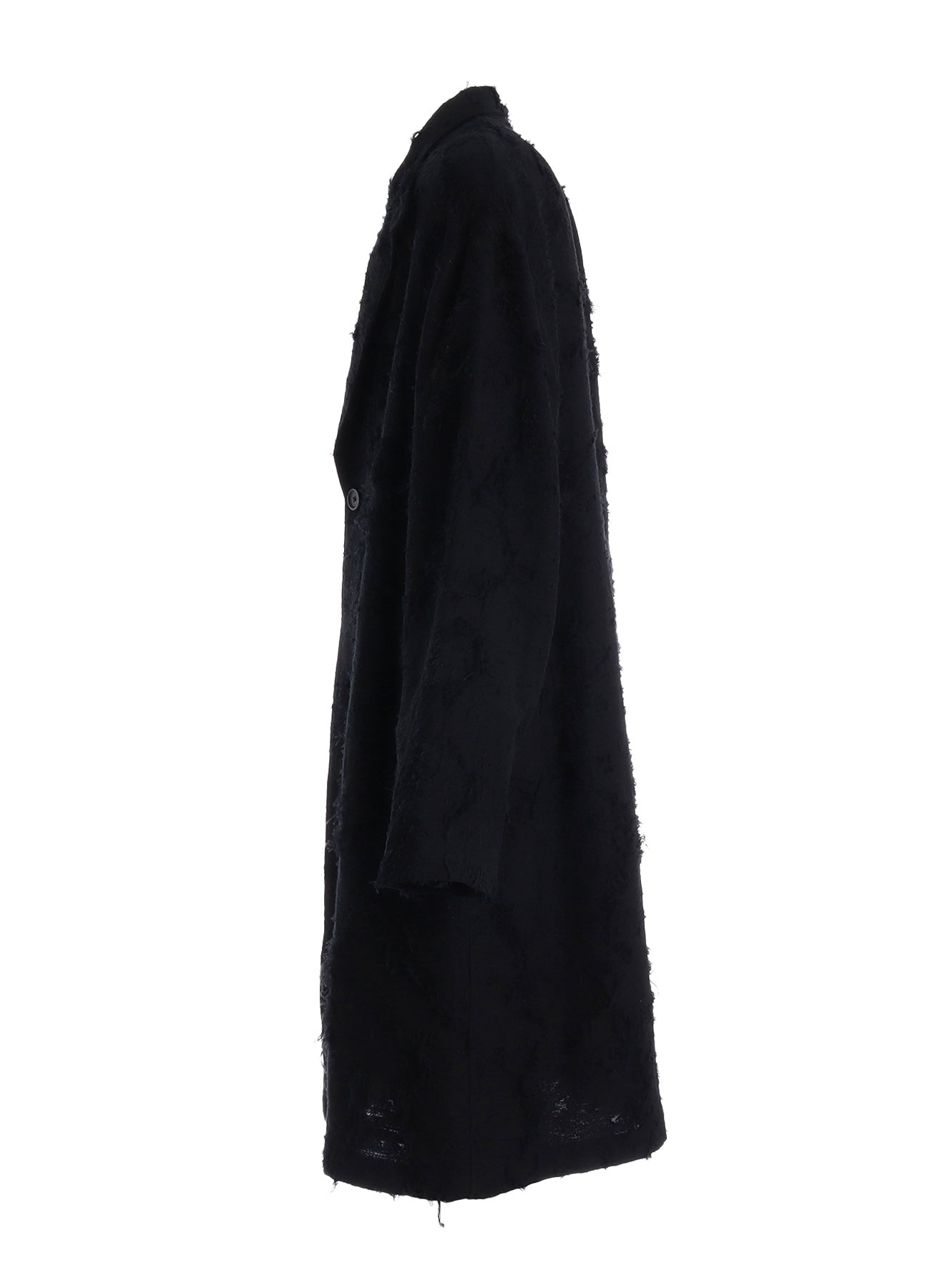 COTTON BOTANICAL SHEER JACQUARD ONE-BUTTON LONG COAT – THE SHOP
