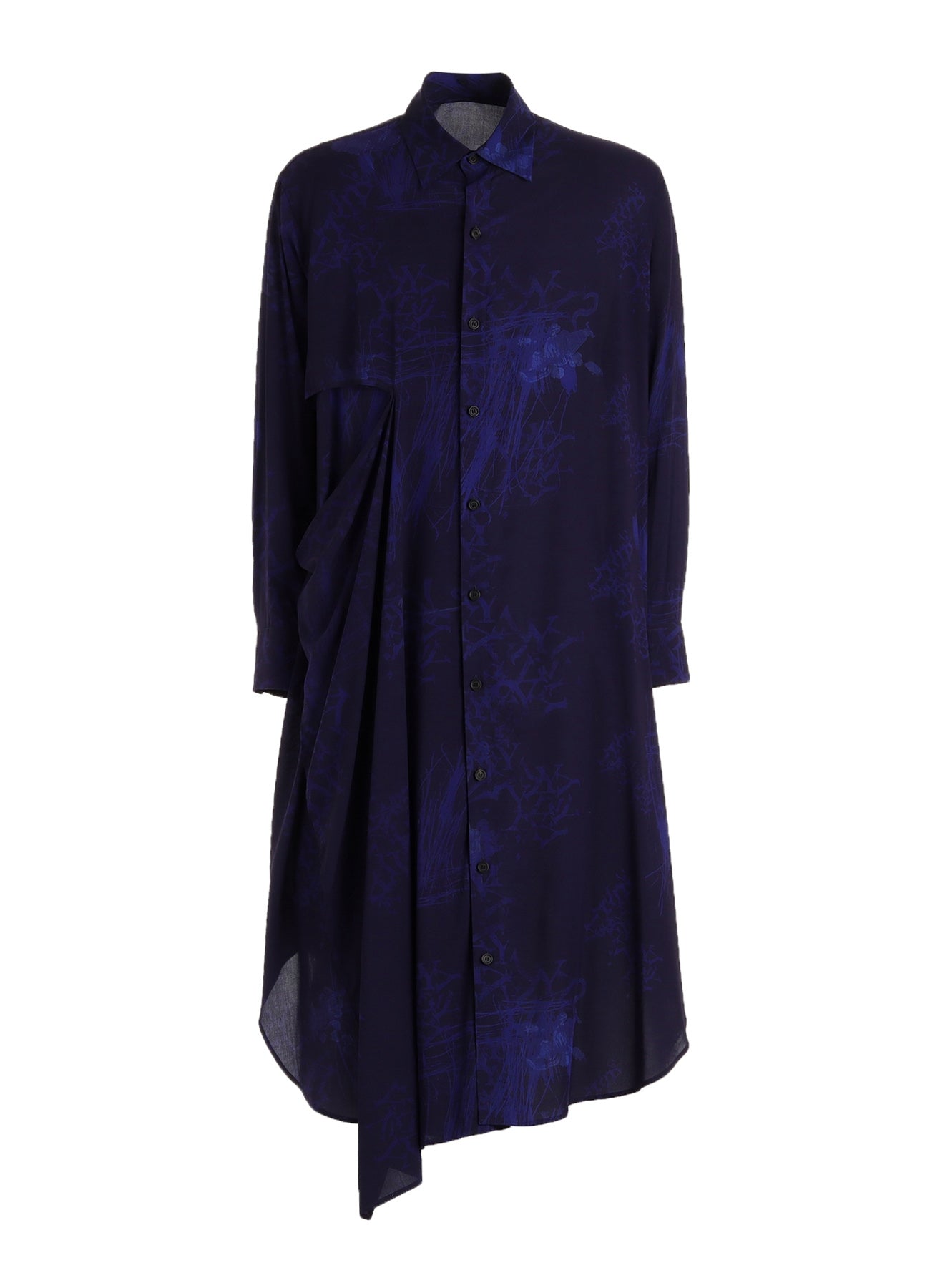 RAYON “Y” LETTER AND INDIAN MOTIF PRINT DRESS