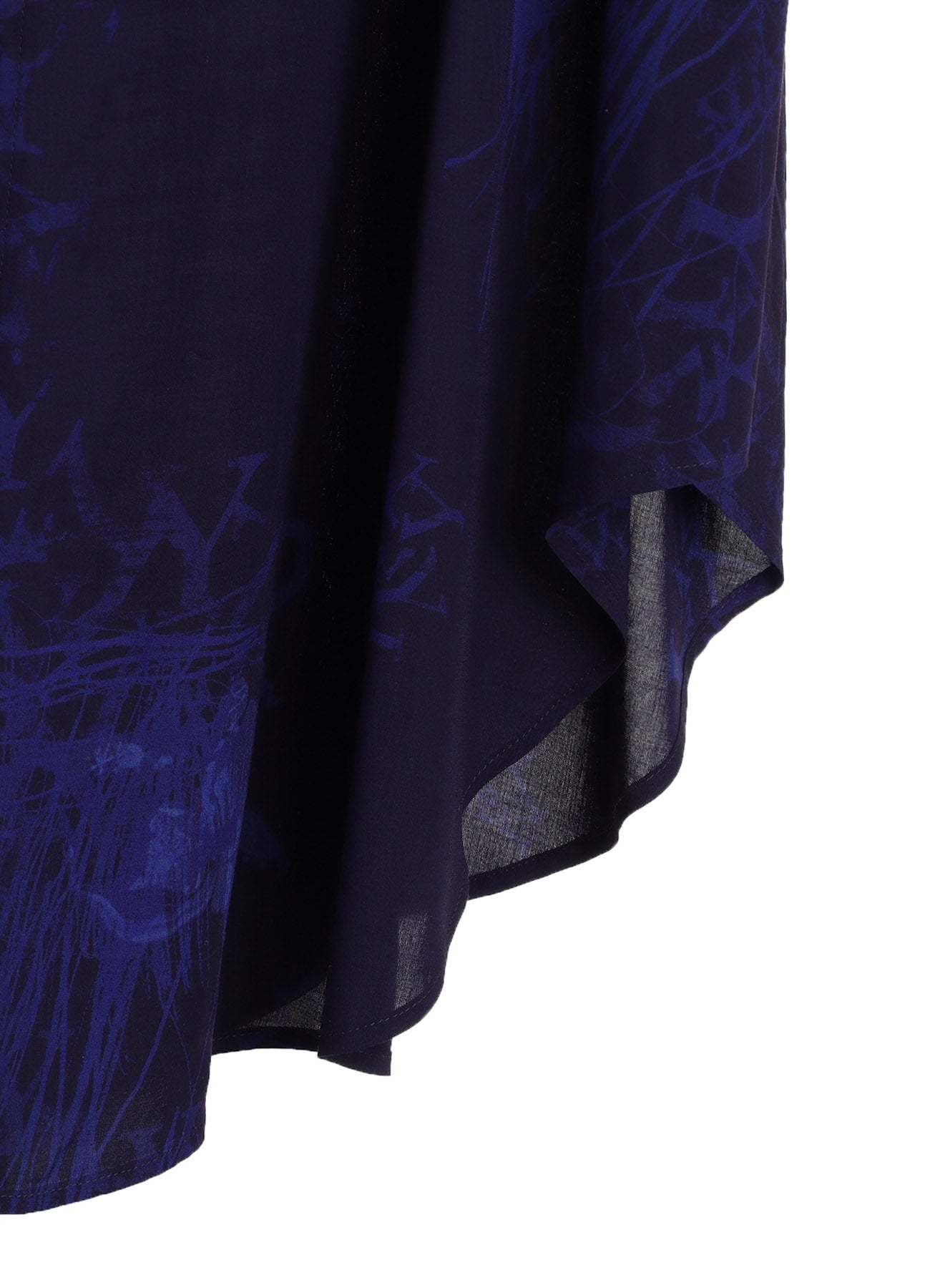 RAYON “Y” LETTER AND INDIAN MOTIF PRINT DRESS