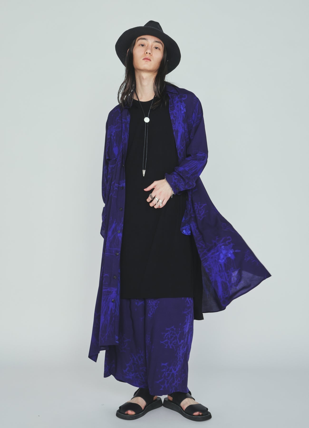 RAYON “Y” LETTER AND INDIAN MOTIF PRINT DRESS