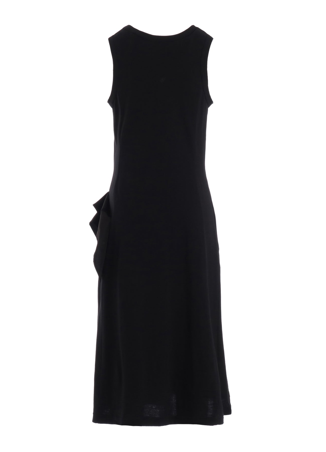 30/COTTON JERSEY DRAPE POCKET DRESS