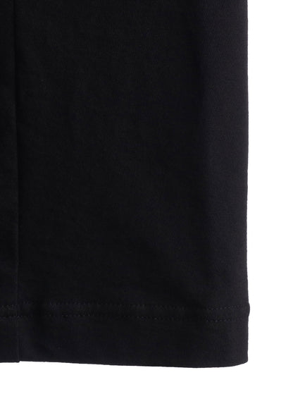 30/COTTON JERSEY DRAPE POCKET DRESS