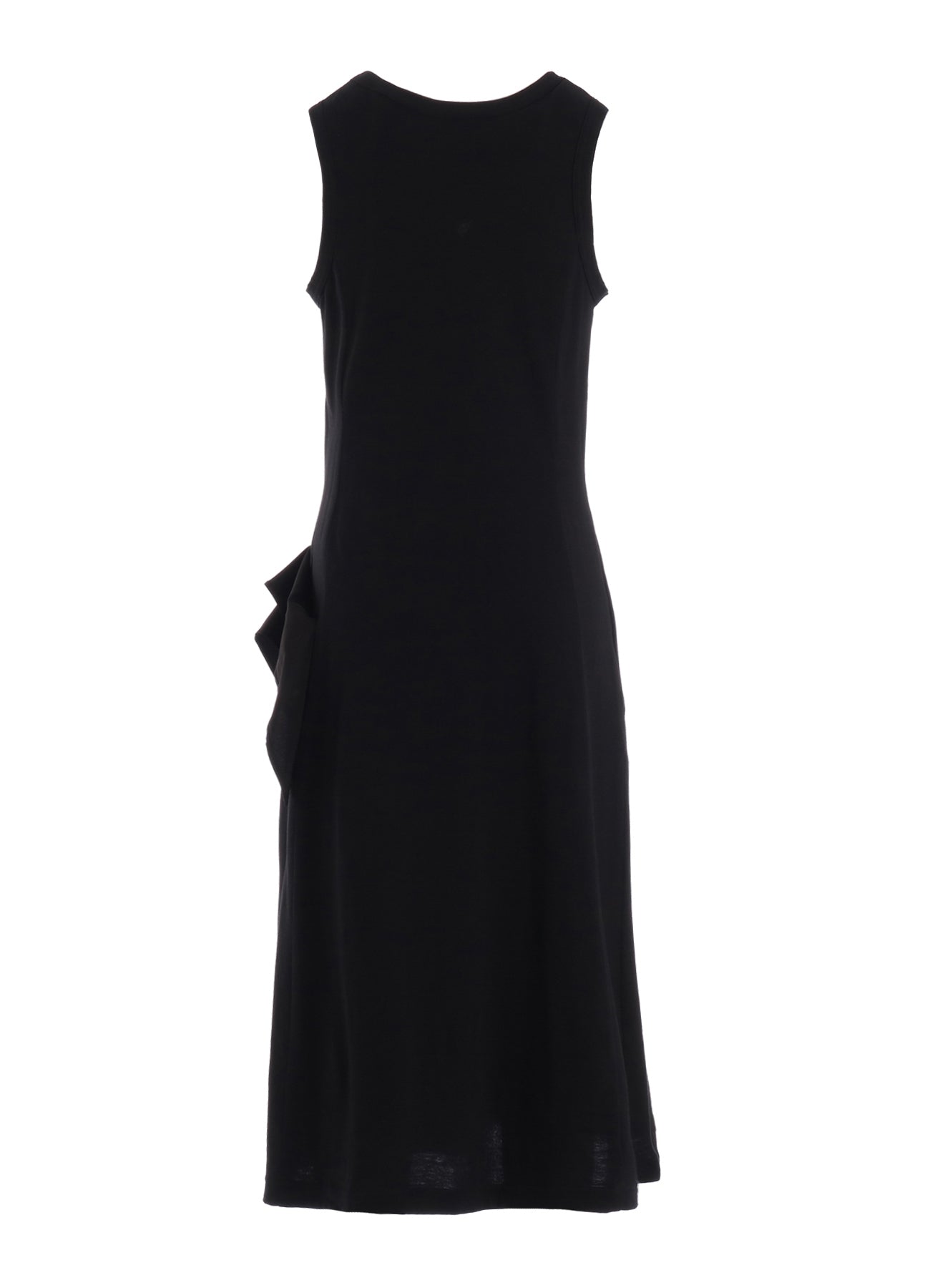 30/COTTON JERSEY DRAPE POCKET DRESS