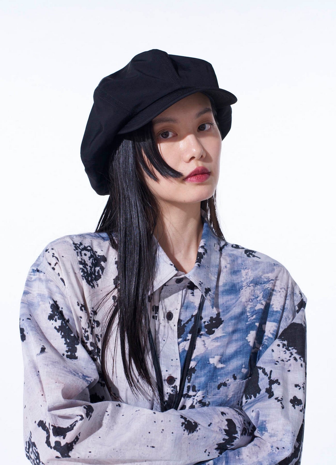 CREPE de CHINE CASQUETTE