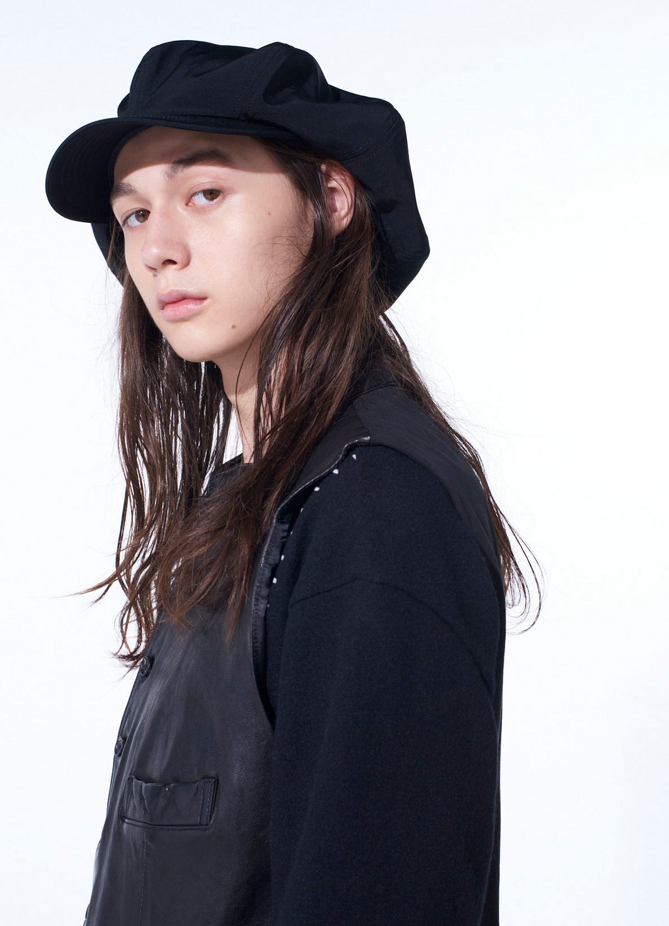 CREPE de CHINE CASQUETTE – THE SHOP YOHJI YAMAMOTO