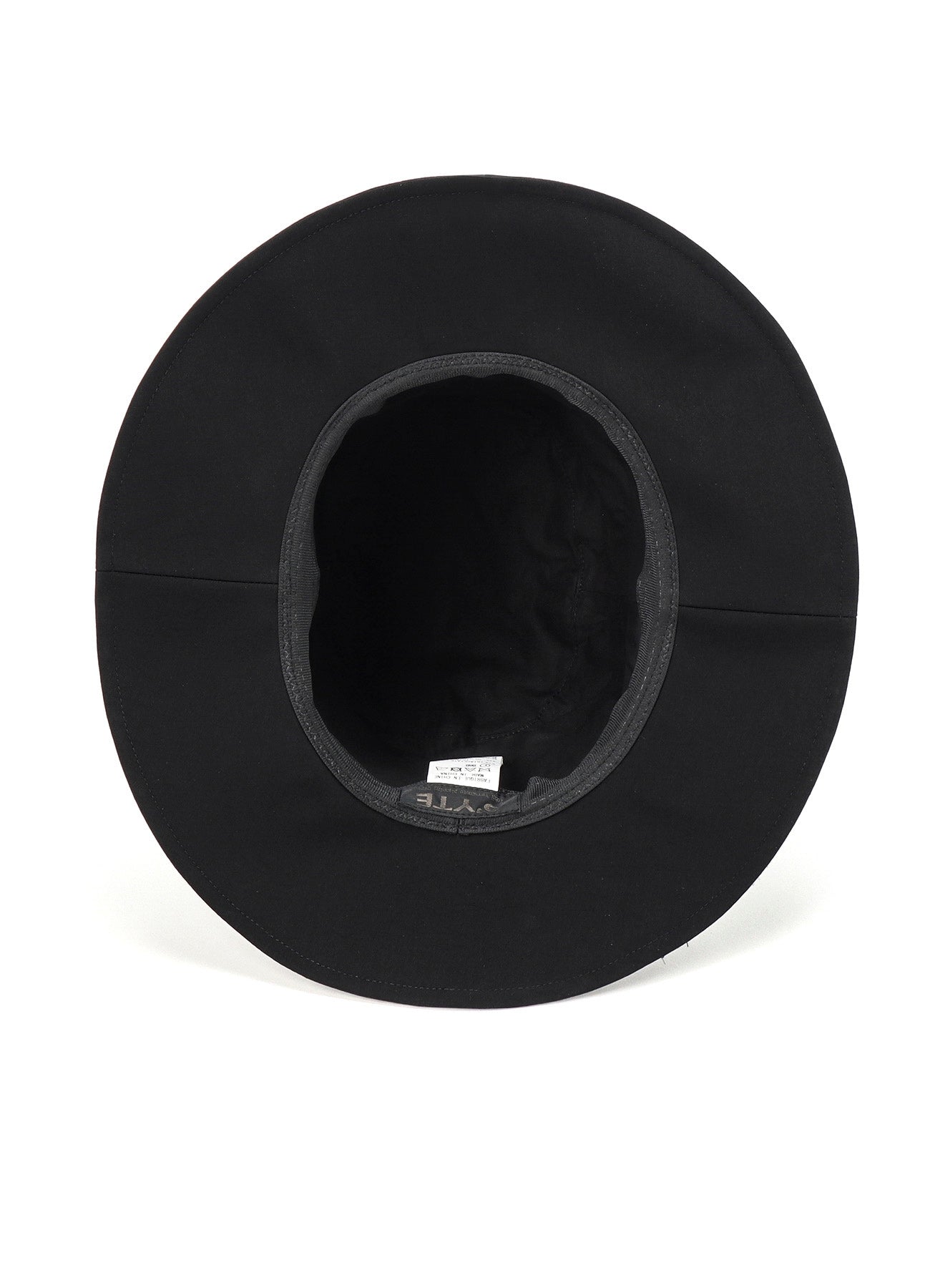 CREPE de CHINE WIDE BRIM HAT