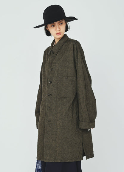 CREPE de CHINE WIDE BRIM HAT
