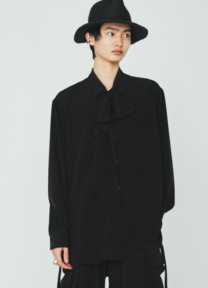 CREPE de CHINE WIDE BRIM HAT