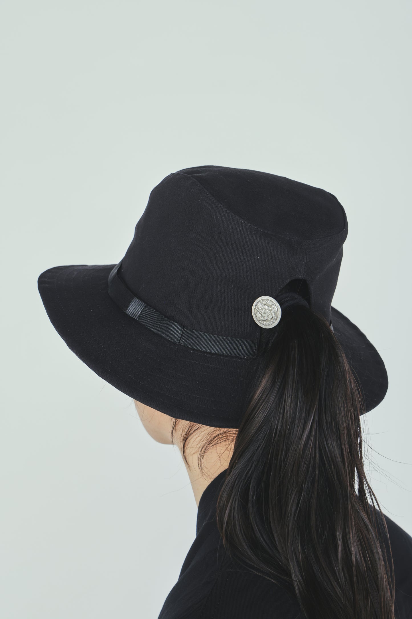 COTTON WRINKLE PONYTAIL HAT